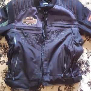 Harley Davidson mesh jacket, no armor.